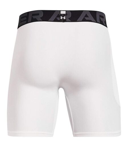 Short De Compression Heatgear Homme Blanc Noir Under Armour