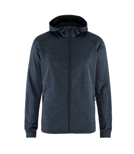 Craft Mens ADV Unify Full Zip Hooded Jacket (Dark Grey Melange) - UTBC5168