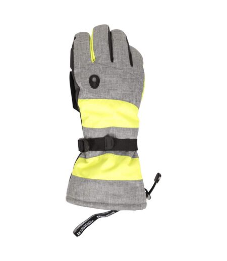 Gants De Ski Summit Extreme Homme Jaune Gris Noir Mountain Warehouse