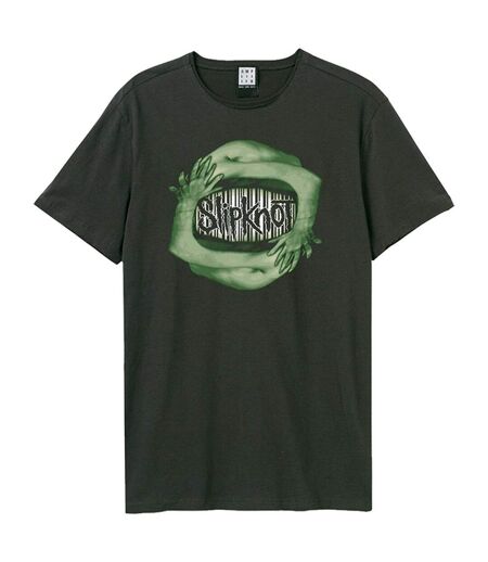 T-shirt Motif/style Slipknot Tv Arms Adulte Charbon Amplified