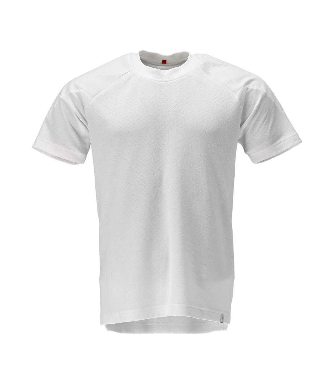 Mens Food & Care Short-sleeved T-shirt White Mascot-1
