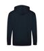 Sweatshirt À Capuche Et Fermeture Zippée Homme Cendre Awdis-1