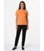 T-shirt col rond broderie Ciao et coeur-3