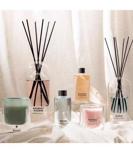 Bougie Parfumée En Verre Ilan 130g Bouquet Poudré