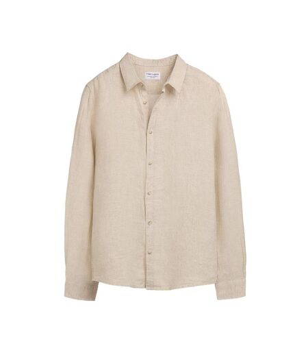 Chemise beige homme teddy smith linen