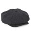 Casquette Baker Boy Unisexe En Laine Melton Pour Adultes Gris Foncé Beechfield-2