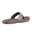 Womens/ladies batfish leather flip flops brown Sperry-2