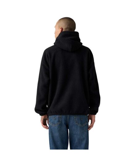 Mens Hooded Long-sleeved Sweatshirt Black Levis