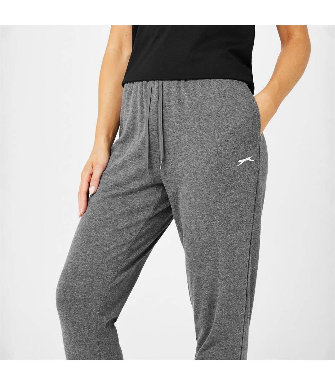 Pantalon De Jogging Femme Charbon Chiné Slazenger-4
