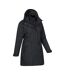 Womens/ladies Rain On 3 In 1 Waterproof Jacket Black Mountain Warehouse-4