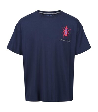 Regatta Mens Christian Lacroix Aramon Beetle T-Shirt (Navy)
