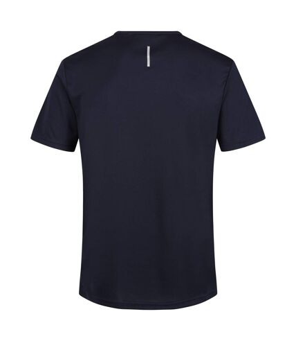 Regatta Mens Pro Reflective Moisture Wicking T-Shirt (Navy) - UTRG9348