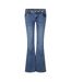 Womens/ladies Denim Bootcut Jeans Blue The Ragged Priest-2
