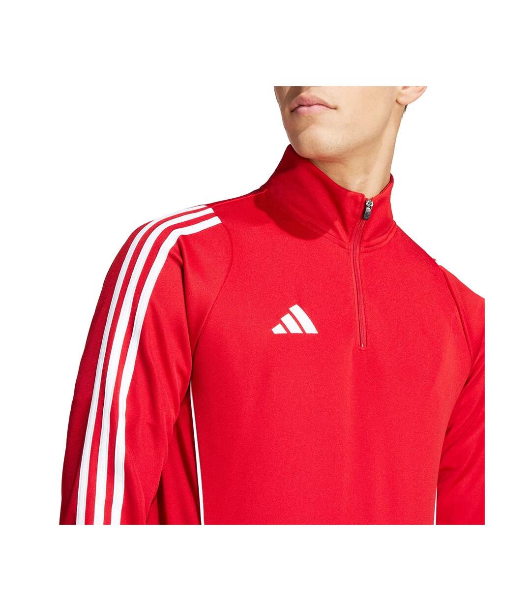 Sweat Entraînement Tiro Homme Rouge Adidas-4