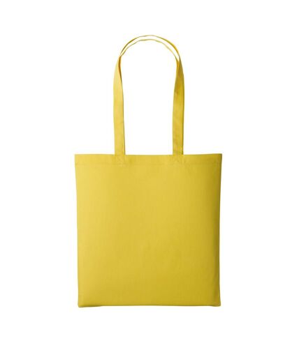 Plain Strong Shoulder Shopper Bag (Lemon) (One Size) - UTRW2137