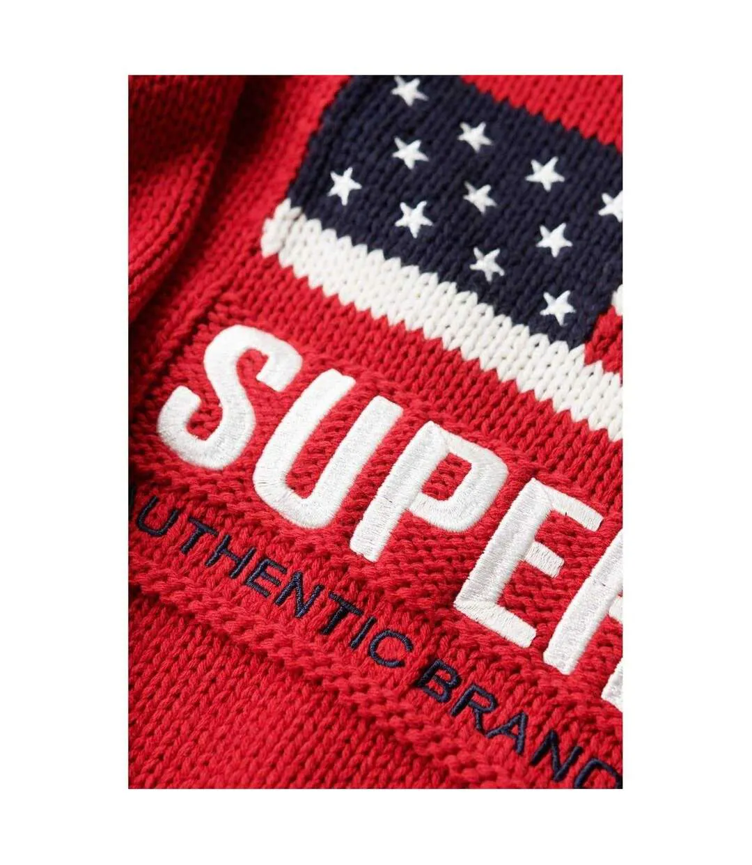 Sweat Motif/style Drapeau Des États-unis Femme Rouge Superdry-4