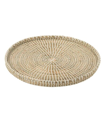 Plateau Déco en Jonc de Mer Reid 43cm Naturel