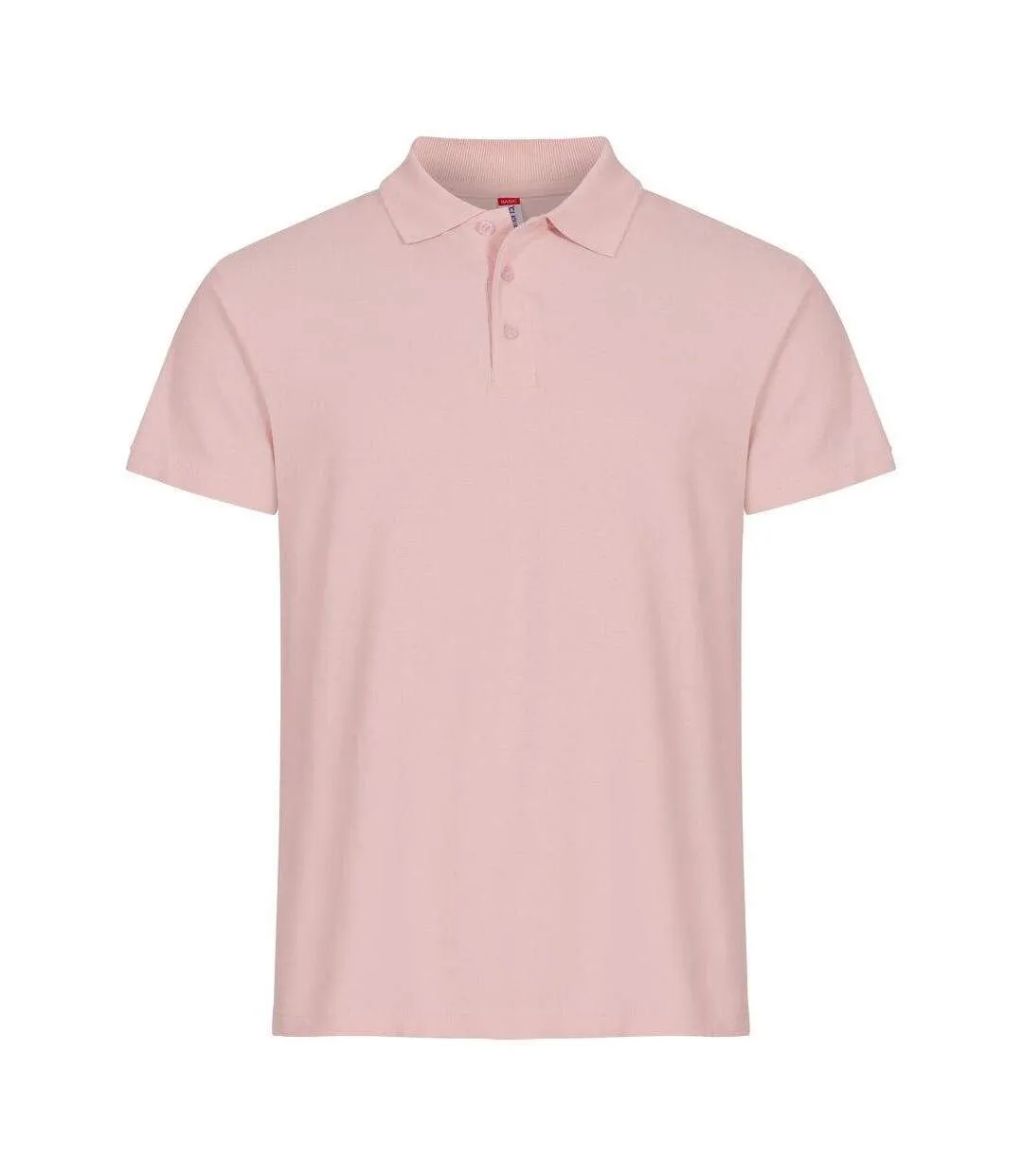 Mens Basic Polo Shirt Candy Pink Clique-1