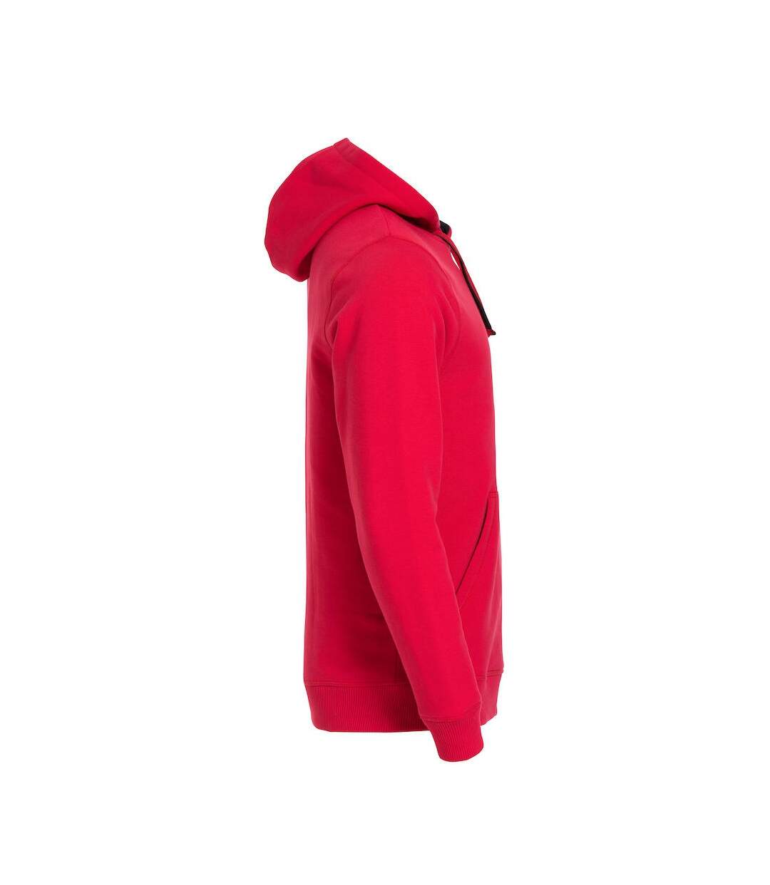 Sweat À Capuche Classic Homme Rouge Clique-4