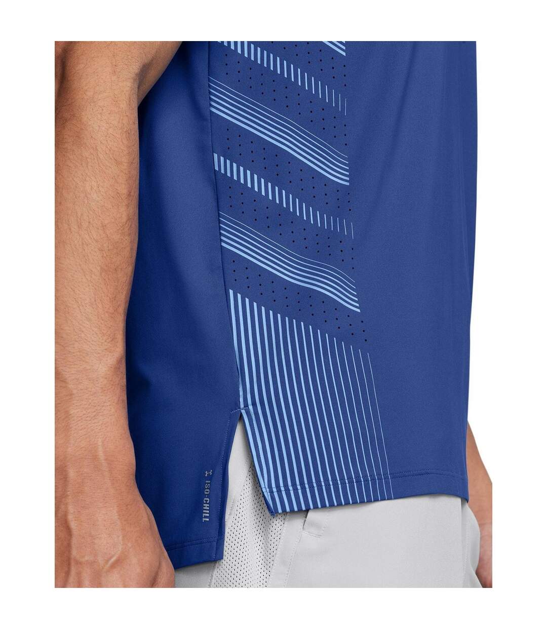 T-shirt Motif/style Imprimé Graphique Launch Elite Homme Bleu Under Armour-3