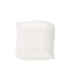 Lot de 6 Assiettes Creuses Carrées Vague 21cm Blanc-1
