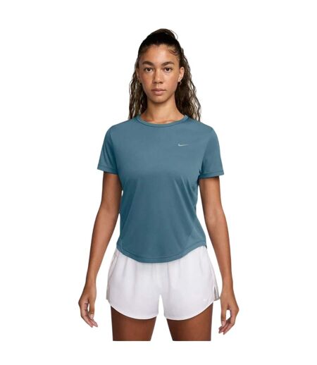 Haut Motif/style Swoosh Femme Bleu Gris Nike
