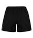 Womens/ladies Essential Shorts Black On Running-2
