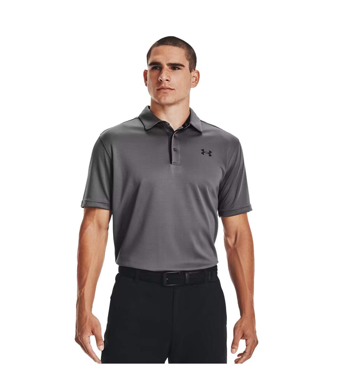 Polo tech homme graphite / noir Under Armour-3