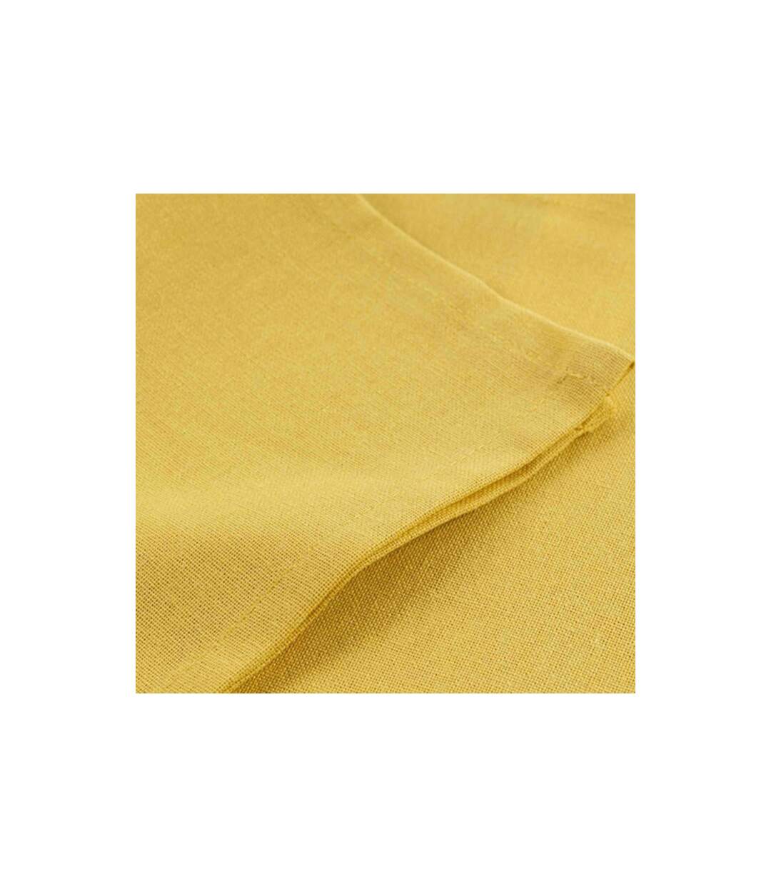 Lot de 3 Serviettes de Table Initia 40x40cm Jaune