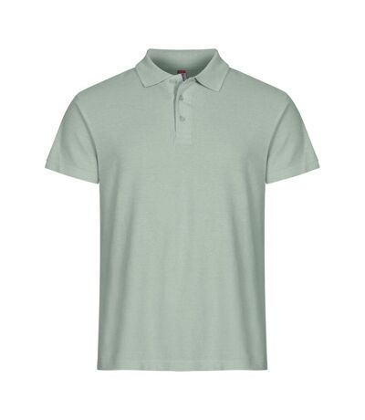 Mens Basic Polo Shirt Sage Green Clique