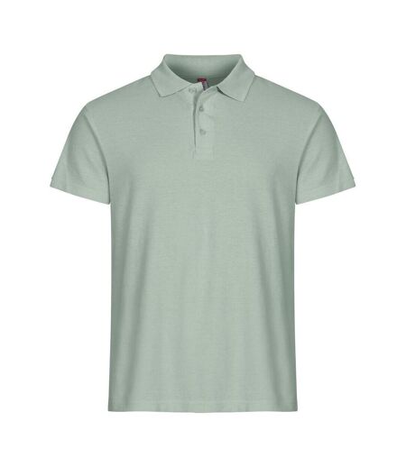 Mens Basic Polo Shirt Sage Green Clique