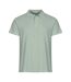 Mens Basic Polo Shirt Sage Green Clique-1