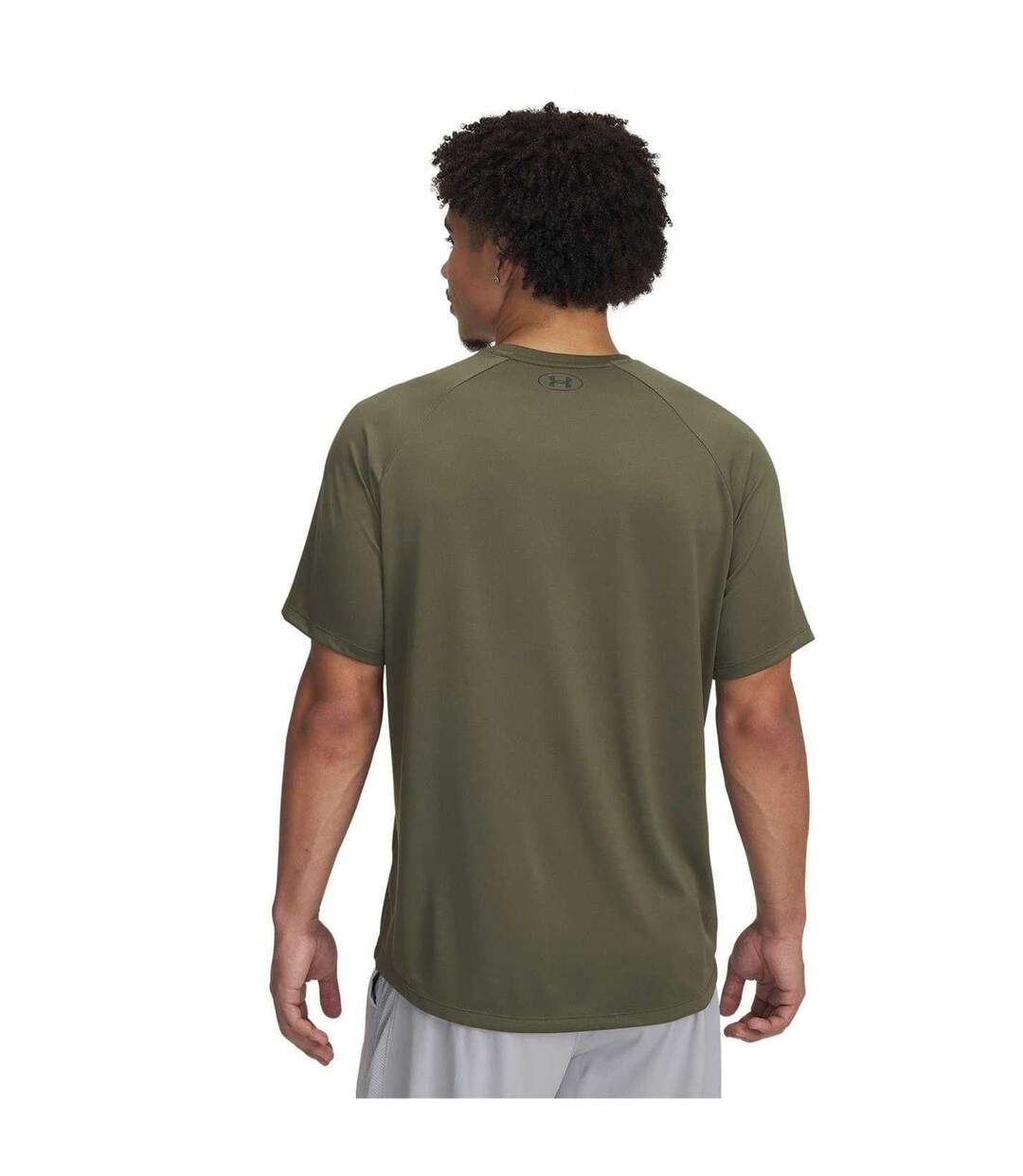 T-shirt Tech Print Fill Homme Vert Olive Under Armour-2
