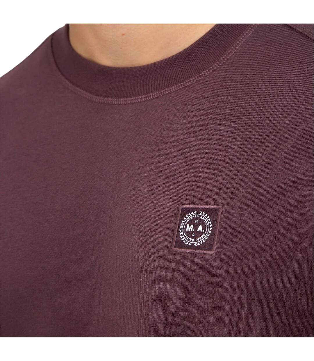 Sweat Marchio Homme Pourpre Marshall Artist-4