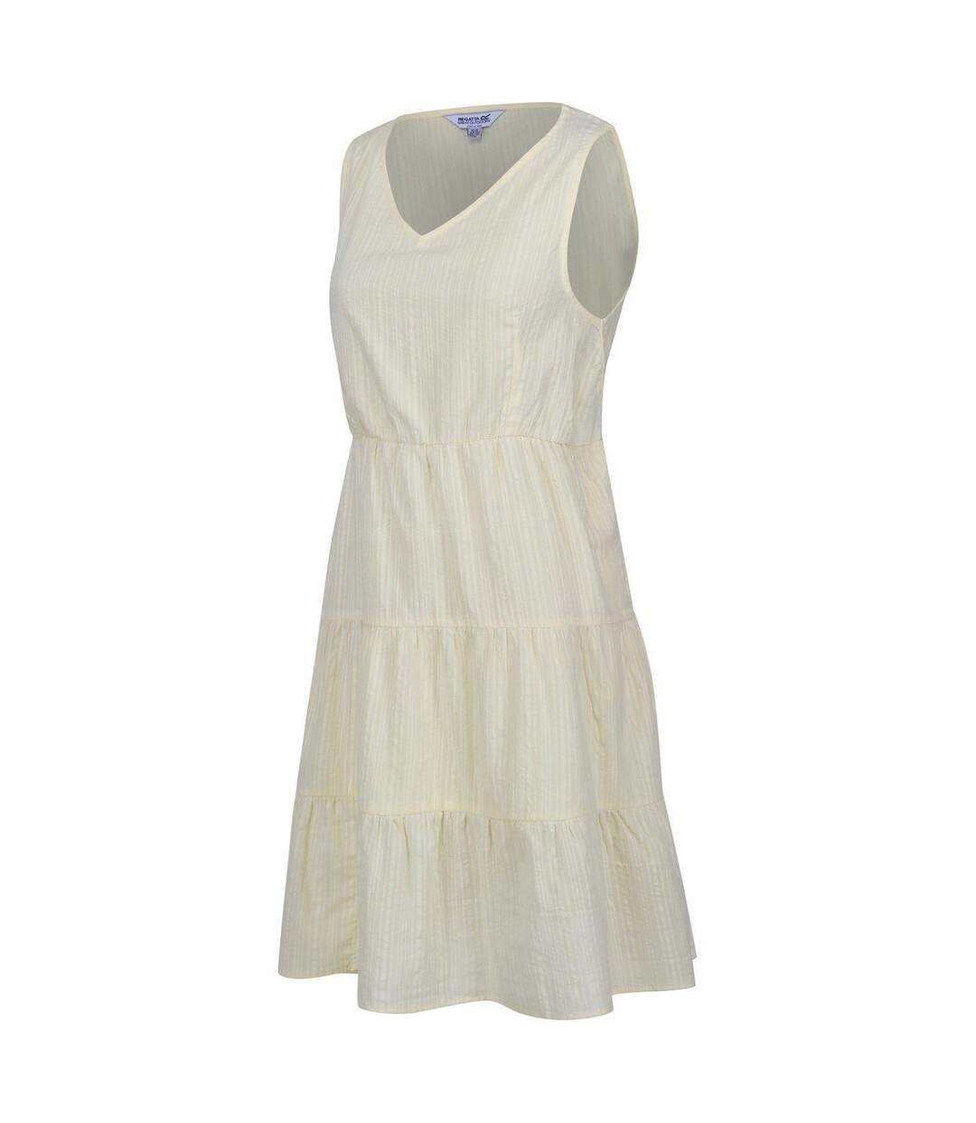 Womens/ladies Zariah Vertical Stripe Midi Dress Sunlight Regatta-4