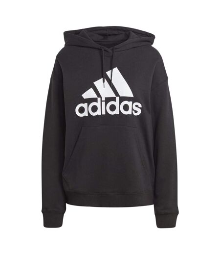 Sweat À Capuche Avec Cordons Badge Of Sport Femme Noir Blanc Adidas