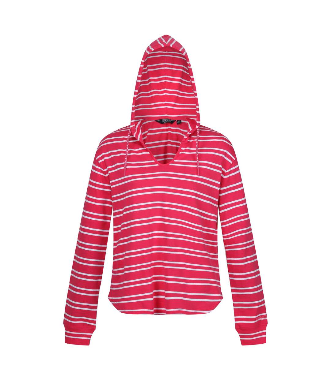 Sweat À Capuche Minerve Femme Rose Vif Blanc Regatta-1