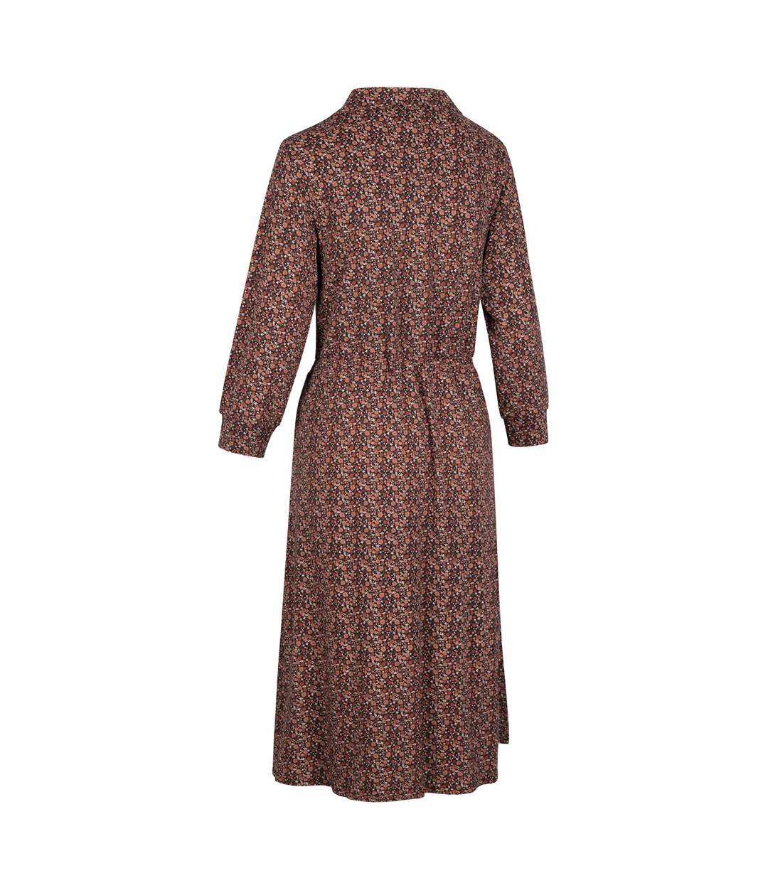Robe Motif Petites Fleurs Velina Femme Marron Trespass-2