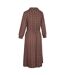 Robe Motif Petites Fleurs Velina Femme Marron Trespass-2