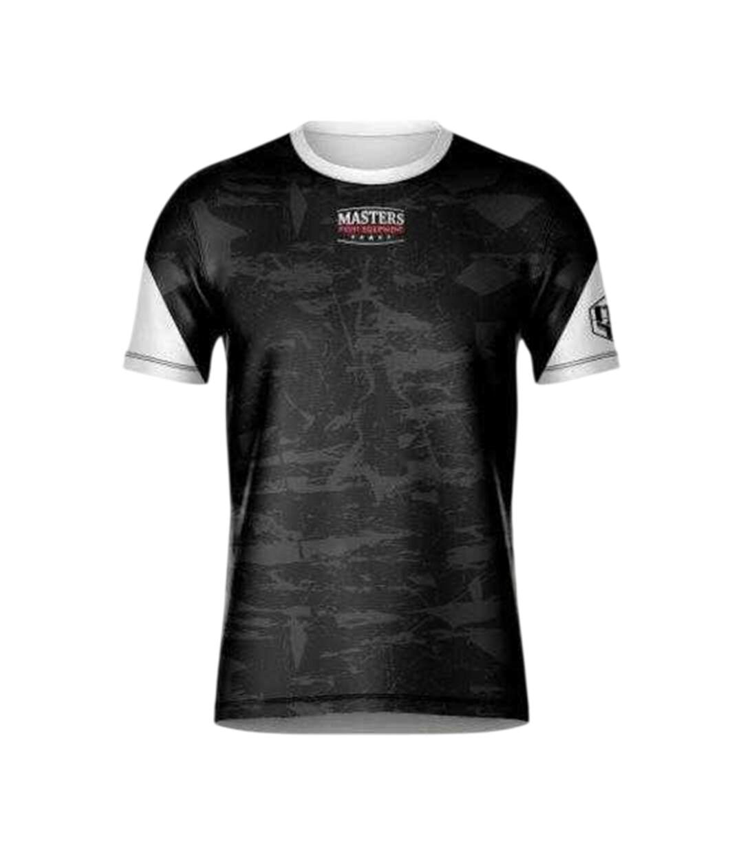 Mens Fight Kickboxing T-shirt Black Masters-1