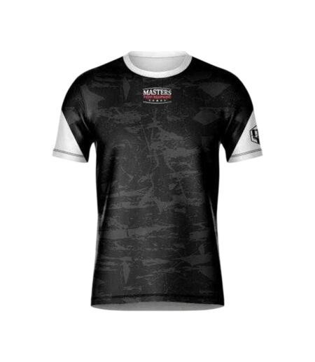 Mens Fight Kickboxing T-shirt Black Masters