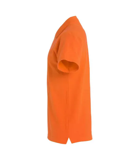 Polo Basic Homme Orange Sang Clique