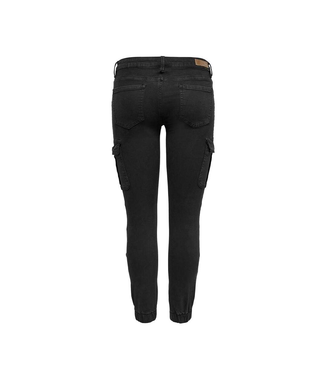 Pantalon cargo noir femme only missouri - w36-l32-2
