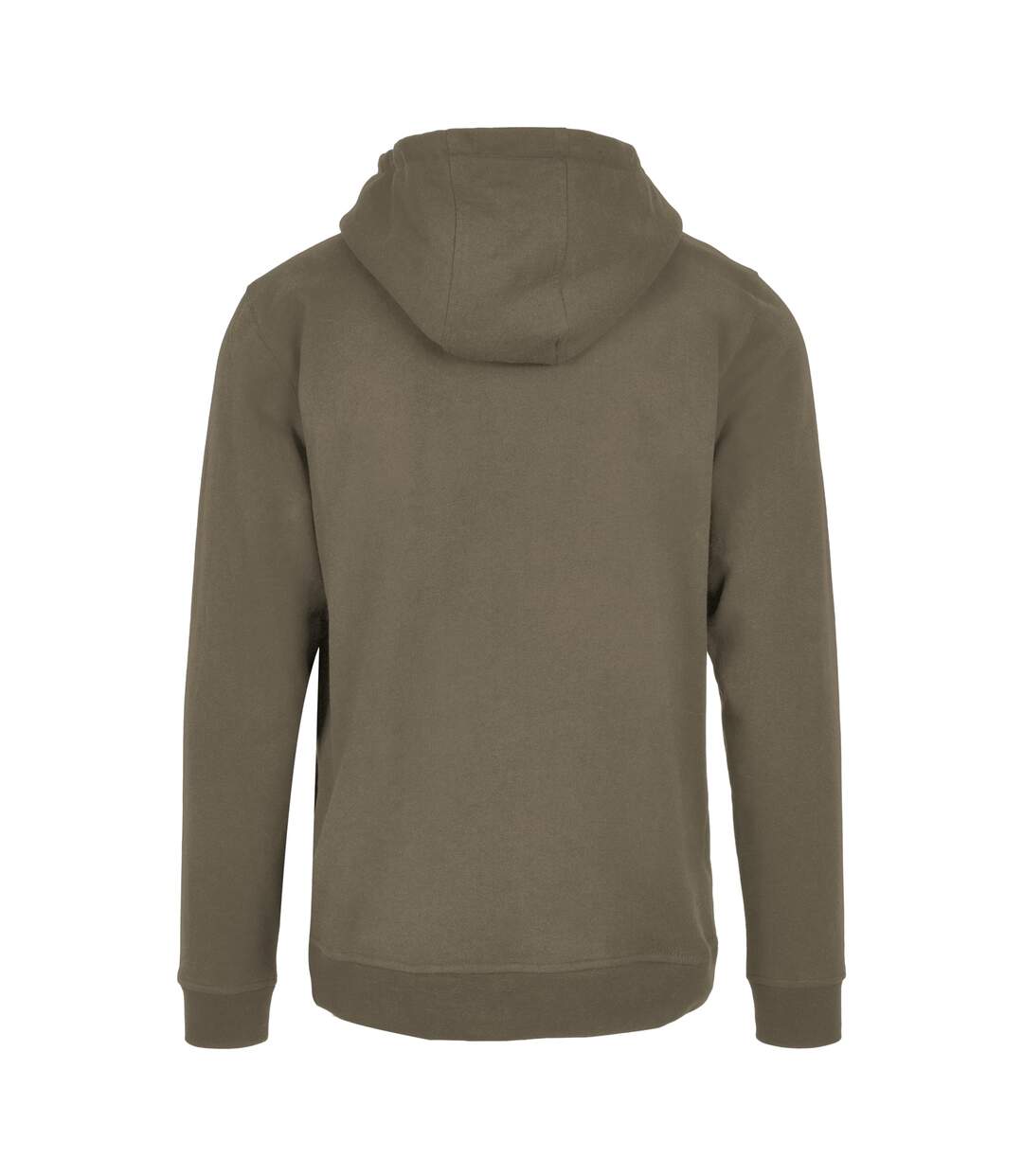 Mens Basic Hoodie Olive Build Your Brand-2