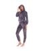 Ensemble De Pyjama Long Motif/style Étoile Femme Charbon Keanu-2
