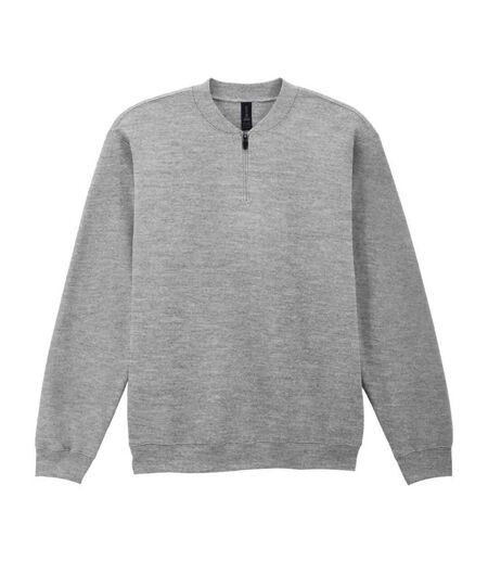 Sweat Softstyle Adulte Gris Chiné Gildan