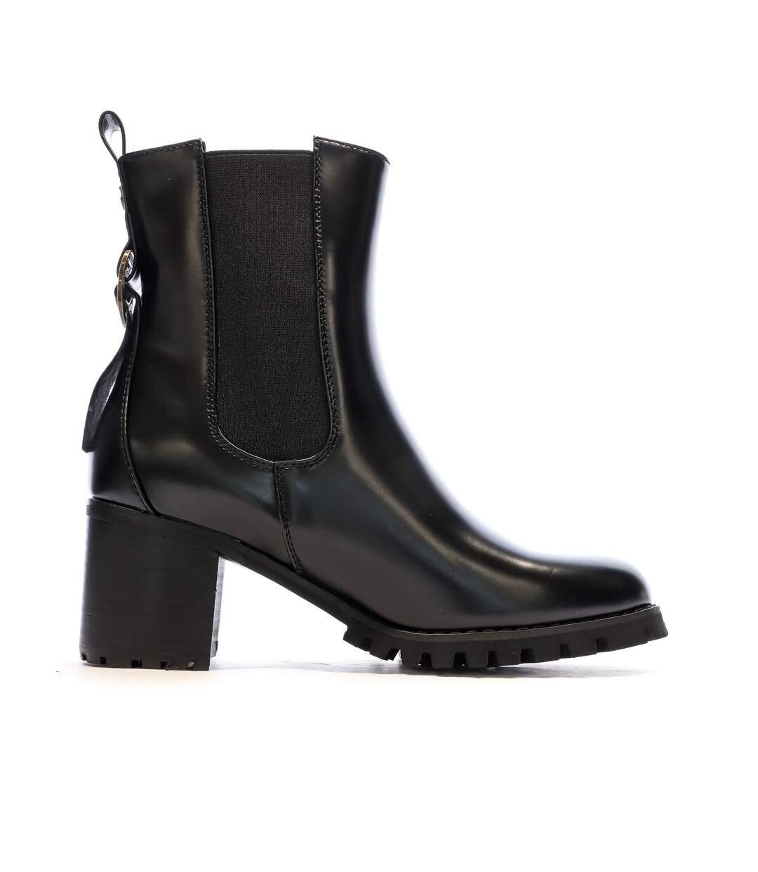 Bottines noir femme  chattawak totalan-2