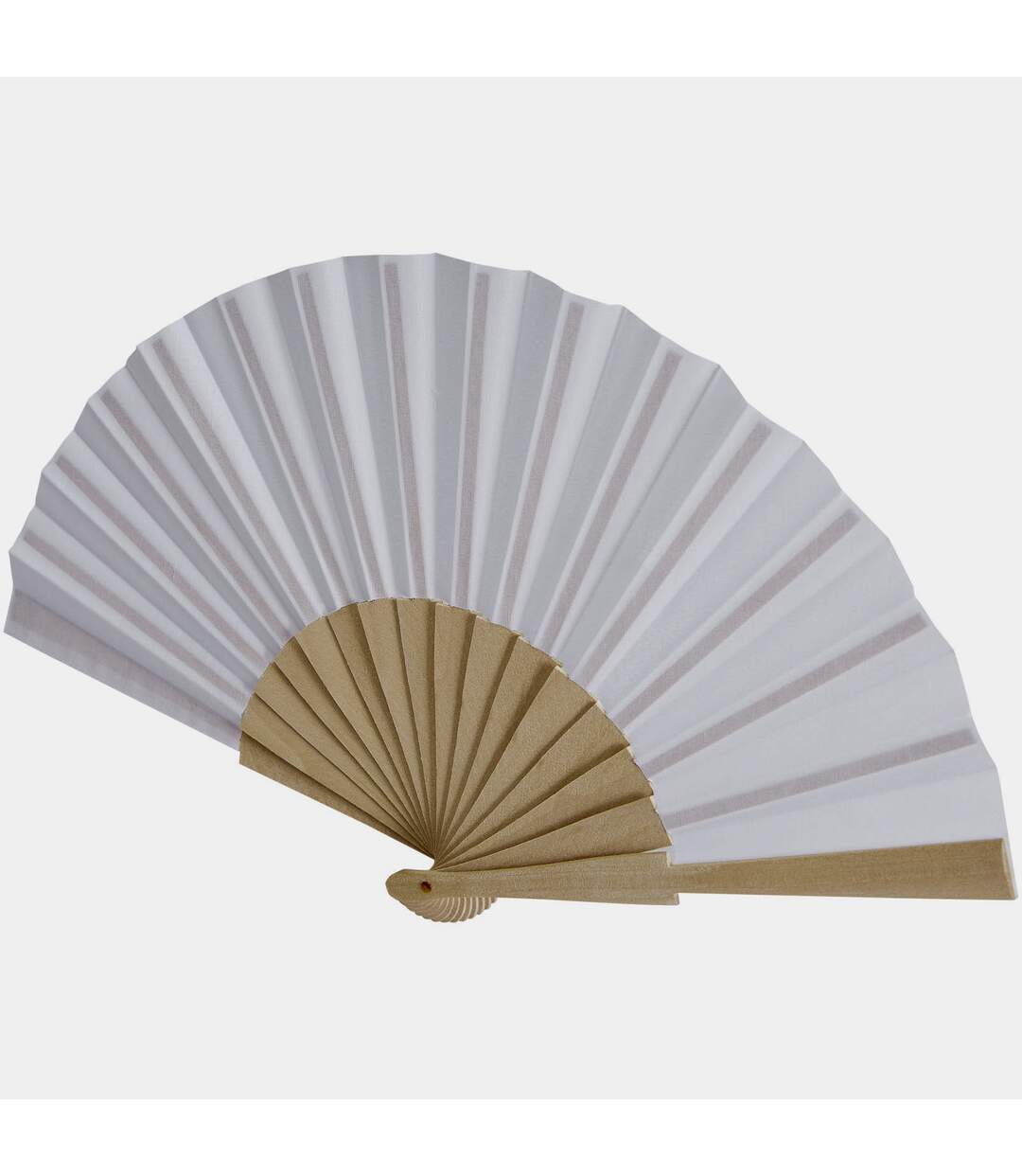 Manuela Handheld Fan One Size White Generic-1