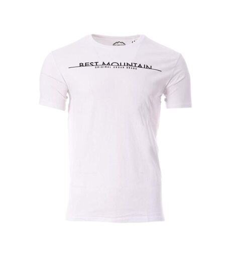 T-shirt Blanc Homme Best Mountain 04 - L