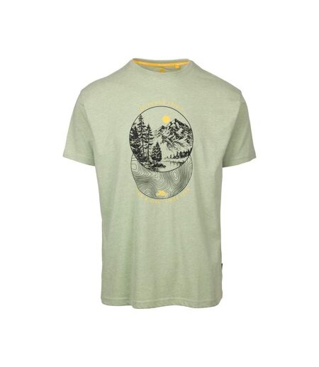 Trespass Mens Flagel Casual T-Shirt (Light Sage Marl)